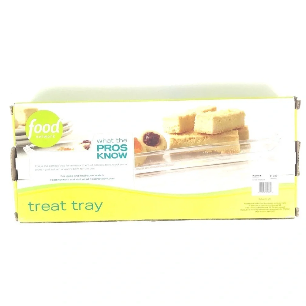Food Network Glass Treat Tray